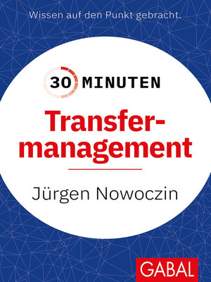 cover image of 30 Minuten Transfermanagement